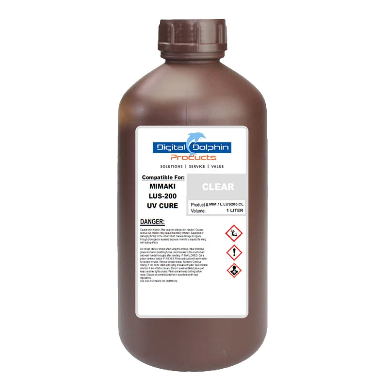 Digital Dolphin Products Compatible Replacement Ink Cartridges for Mimaki LUS-200, 1,000 mL