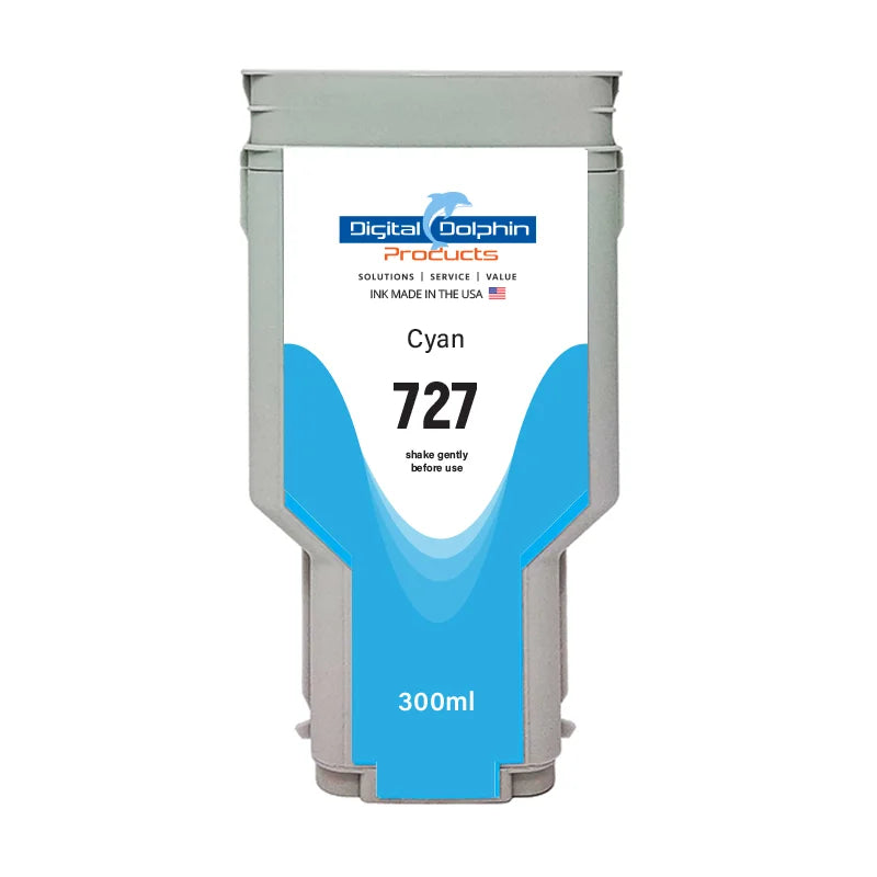 Digital Dolphin Products Compatible Replacement Ink Cartridge for HP 727, 300 mL