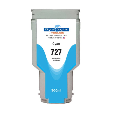 Digital Dolphin Products Compatible Replacement Ink Cartridge for HP 727, 300 mL