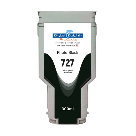 Digital Dolphin Products Compatible Replacement Ink Cartridge for HP 727, 300 mL