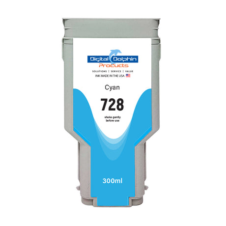 Digital Dolphin Products Compatible Replacement Ink Cartridge for HP 728, 300 mL
