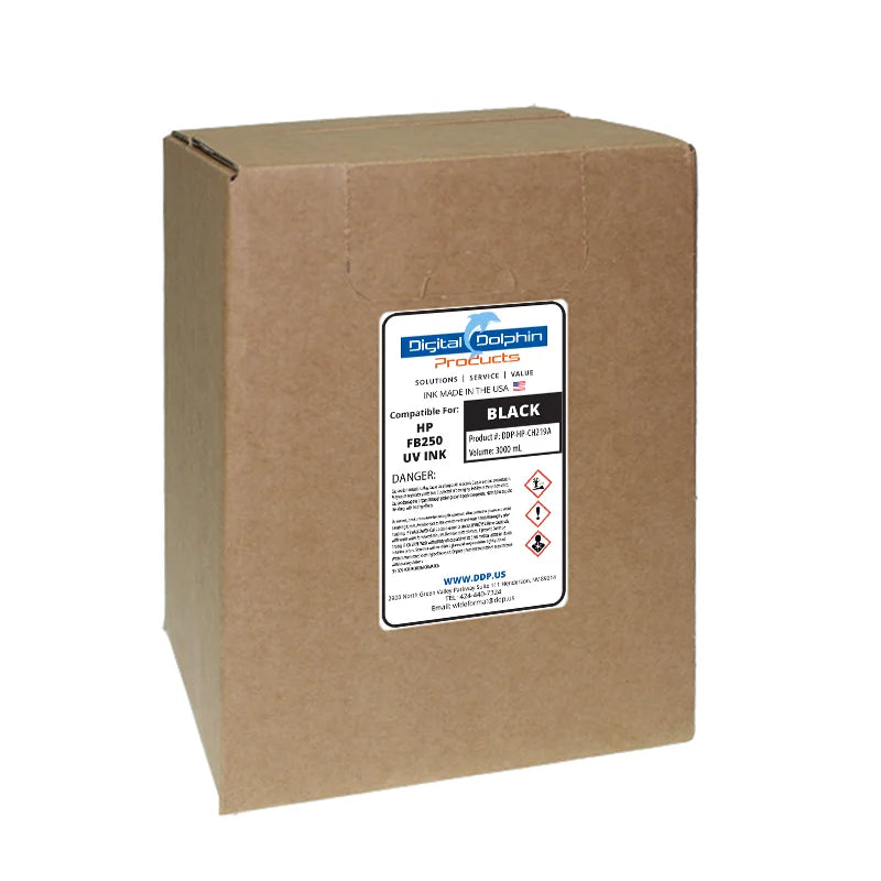 Digital Dolphin Products Compatible Replacement Ink for HP FB250, 2,000 mL - 3,000 mL