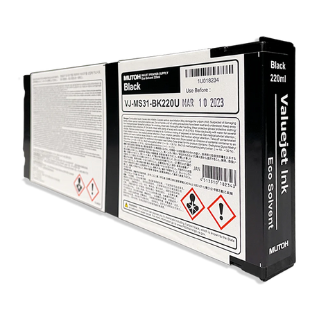Digital Dolphin Products Compatible Replacement Ink Cartridge for Mutoh VJ-MS31  220 mL - 1000 mL