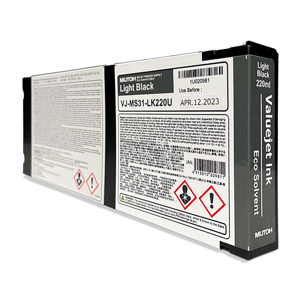 Digital Dolphin Products Compatible Replacement Ink Cartridge for Mutoh VJ-MS31  220 mL - 1000 mL