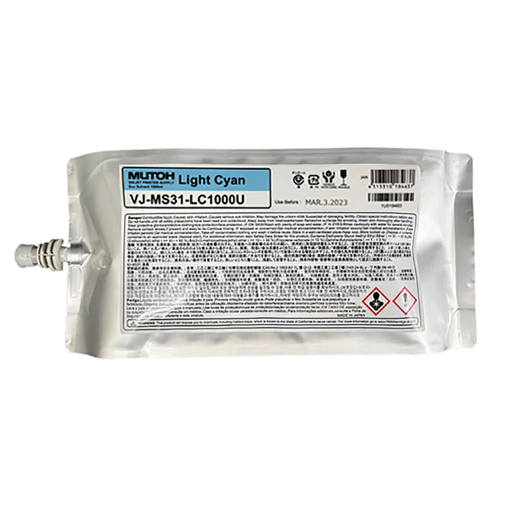 Digital Dolphin Products Compatible Replacement Ink Cartridge for Mutoh VJ-MS31  220 mL - 1000 mL