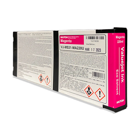 Digital Dolphin Products Compatible Replacement Ink Cartridge for Mutoh VJ-MS31  220 mL - 1000 mL