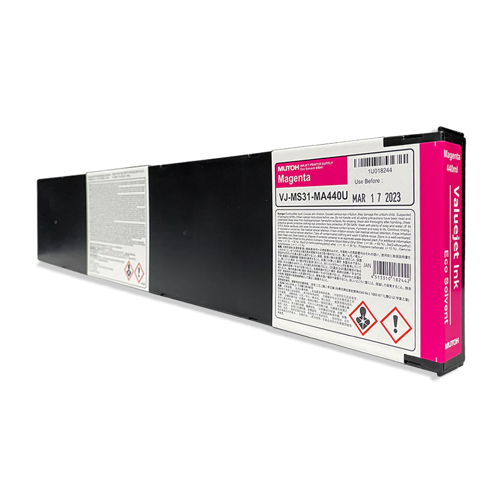 Digital Dolphin Products Compatible Replacement Ink Cartridge for Mutoh VJ-MS31  220 mL - 1000 mL