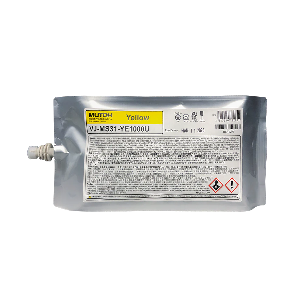 Digital Dolphin Products Compatible Replacement Ink Cartridge for Mutoh VJ-MS31  220 mL - 1000 mL
