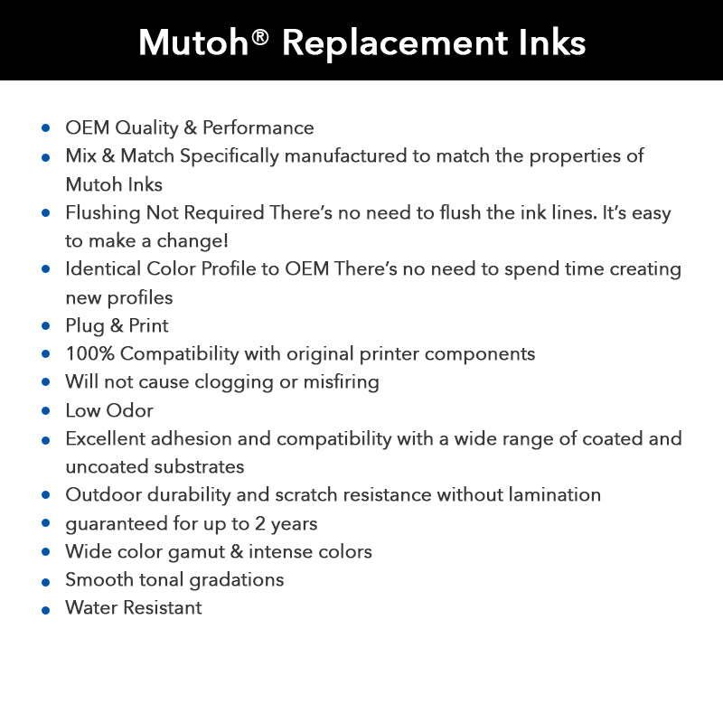 Digital Dolphin Products Compatible Replacement Ink Cartridge for Mutoh VJ-MSINK3  220 mL - 440 mL