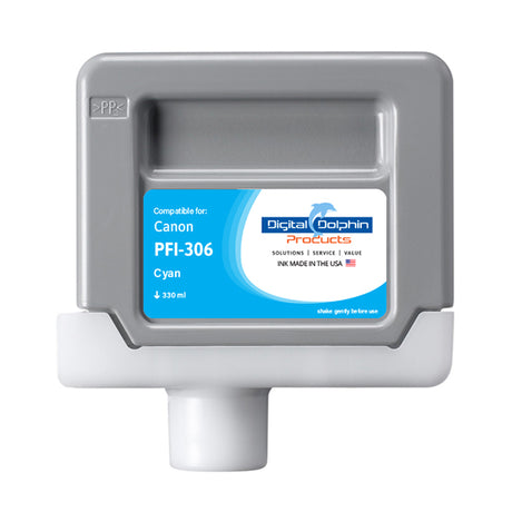 Digital Dolphin Products Compatible Replacement Ink Cartridge for Canon PFI-306, 330 mL