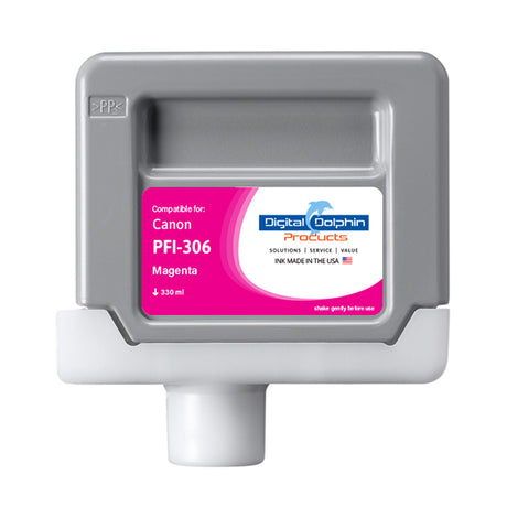 Digital Dolphin Products Compatible Replacement Ink Cartridge for Canon PFI-306, 330 mL