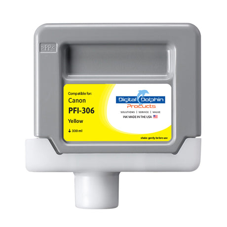 Digital Dolphin Products Compatible Replacement Ink Cartridge for Canon PFI-306, 330 mL