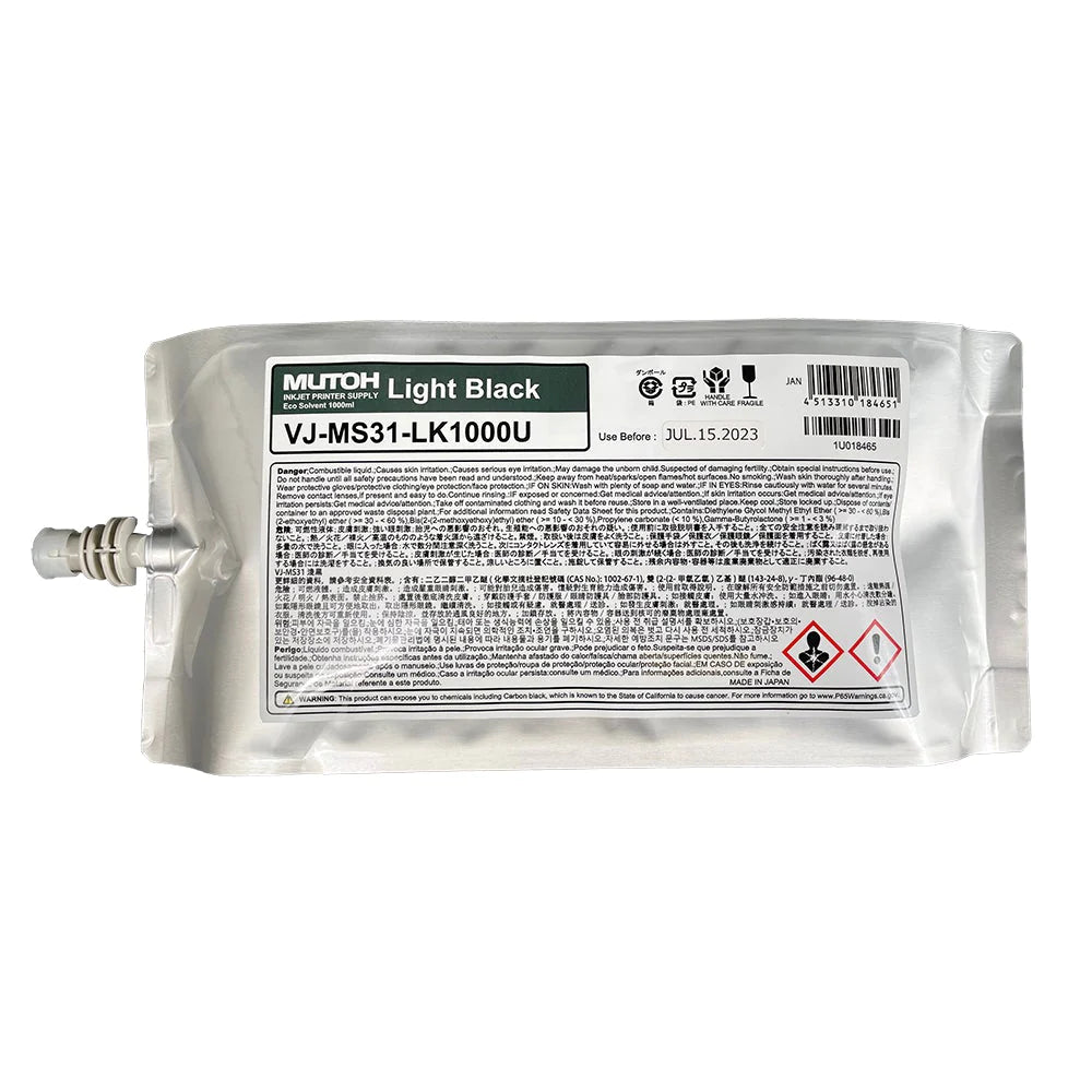 Digital Dolphin Products Compatible Replacement Ink Cartridge for Mutoh VJ-MS31  220 mL - 1000 mL