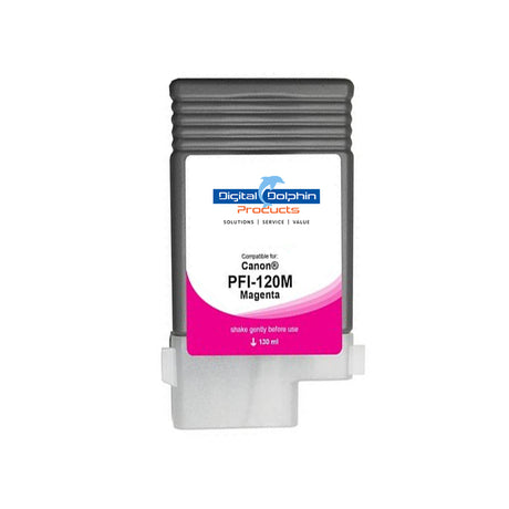 Digital Dolphin Products Compatible Replacement Ink Cartridge for Canon PFI-120, 130 mL