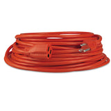 Indoor/Outdoor Extension Cord, 25 ft, 13 A, Orange