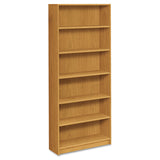 1870 Series Bookcase, Six-Shelf, 36w x 11.5d x 84h, Harvest