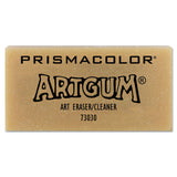 ARTGUM Eraser, For Pencil Marks, Rectangular Block, Large, Off White, Dozen