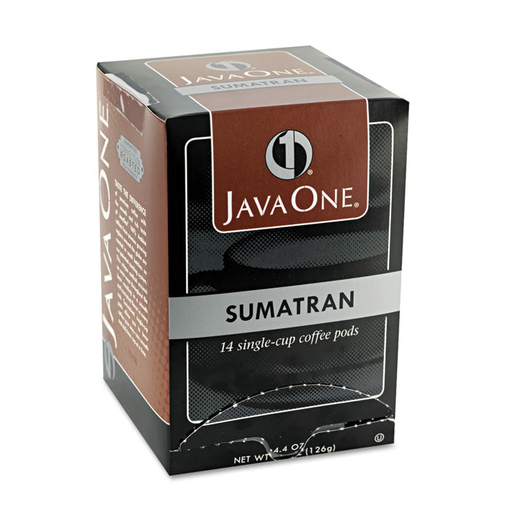 Coffee Pods, Sumatra Mandheling, Single Cup, 14/Box