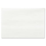 Masslinn Shop Towels, 1-Ply, 12 x 17, Unscented, White, 100/Pack, 12 Packs/Carton