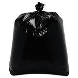 Low-Density Can Liners, 16 gal, 0.7 mil, 24  x 32 , Black, Flat Pack, 500/Carton