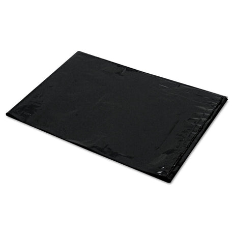 Low-Density Can Liners, 60 gal, 1.6 mil, 22  x 58 , Black, Flat Pack, 100/Carton