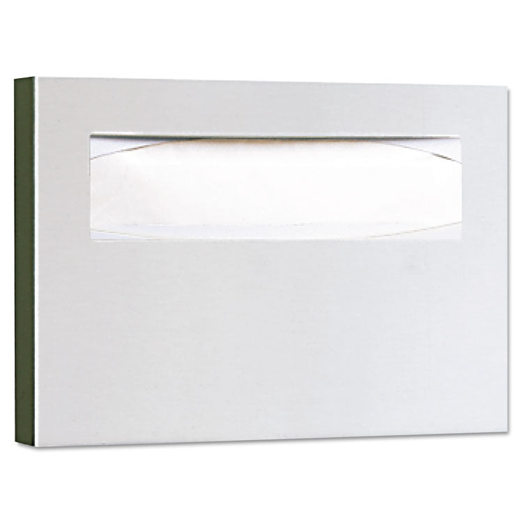 Stainless Steel Toilet Seat Cover Dispenser, ClassicSeries, 15.75 x 2 x 11, Satin Finish