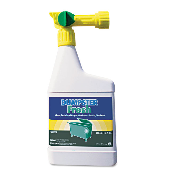 Dumpster Fresh, Floral, 32 oz Spray Bottle, 4/Carton