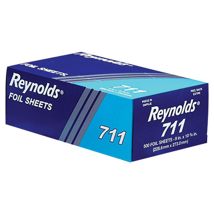 Pop-Up Interfolded Aluminum Foil Sheets, 9 x 10.75, 500 Sheets/Box, 6 Boxes/Carton