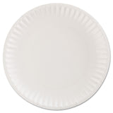Gold Label Coated Paper Plates, 9" dia, White, 100/Pack, 10 Packs/Carton