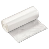 High-Density Commercial Can Liners, 16 gal, 5 mic, 24  x 33 , Natural, Perforated Roll, 50 Bags/Roll, 20 Rolls/Carton