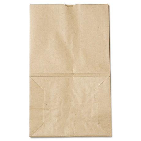Grocery Paper Bags, 40 lb Capacity, #20 Squat, 8.25  x 5.94  x 13.38 , Kraft, 500 Bags