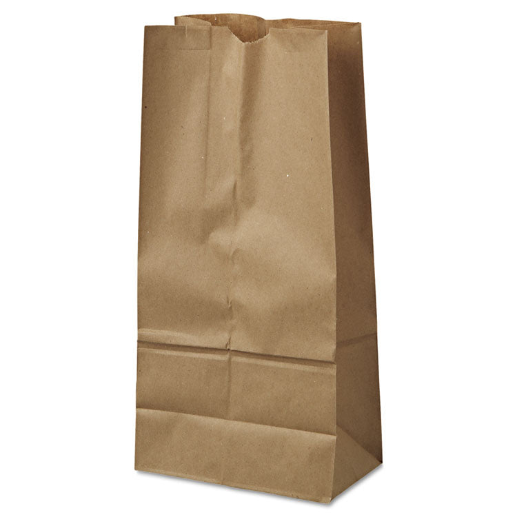 Grocery Paper Bags, 40 lb Capacity, #16, 7.75  x 4.81  x 16 , Kraft, 500 Bags