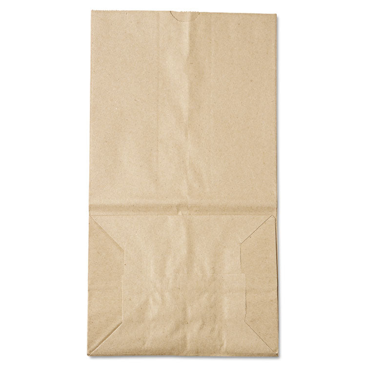 Grocery Paper Bags, 40 lb Capacity, #25 Squat, 8.25  x 6.13  x 15.88 , Kraft, 500 Bags