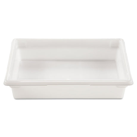 Food/Tote Boxes, 8.5 gal, 26 x 18 x 6, White, Plastic