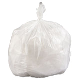 High-Density Commercial Can Liner Value Pack, 33 gal, 14 mic, 33  x 39 , Clear, Interleaved Roll, 25 Bags/Roll, 10 Rolls/CT