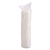 Cappuccino Dome Sipper Lids, Fits 12 oz, White, 1,000/Carton