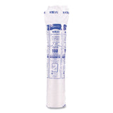 Straw-Slot Cold Cup Lids, Fits 9 oz to 20 oz Cups, Clear, 100/Pack