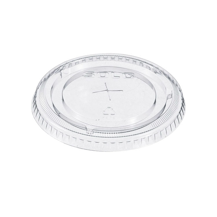 Straw-Slot Cold Cup Lids, Fits 9 oz to 20 oz Cups, Clear, 100/Pack