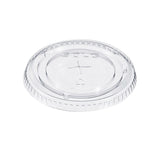 Straw-Slot Cold Cup Lids, Fits 9 oz to 20 oz Cups, Clear, 100/Pack