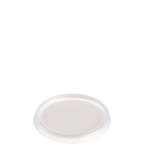Non-Vented Cup Lids, Fits 6 oz Cups, 2, 3.5, 4 oz Food Containers, Translucent, 1,000/Carton
