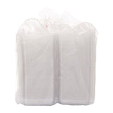 StayLock Clear Hinged Lid Containers, 7.8 x 8.3 x 3, Clear, Plastic, 125/Bag, 2 Bags/Carton