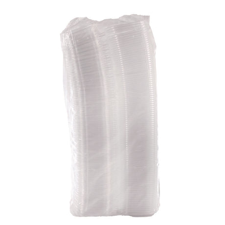 ClearPac SafeSeal Tamper-Resistant/Evident Containers, Flat Lid, 8 oz, 4.9 x 1.4 x 5.5, Clear, Plastic, 100/Bag, 2 Bags/CT