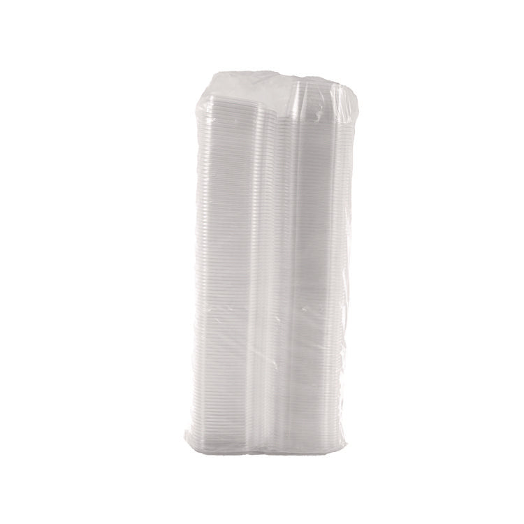 ClearPac SafeSeal Tamper-Resistant/Evident Containers, Domed Lid, 16 oz, 4.9 x 2.9 x 5.5, Clear, Plastic, 100/Bag, 2 Bags/CT