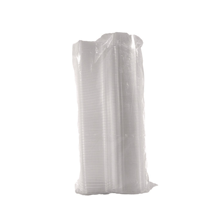 ClearPac SafeSeal Tamper-Resistant/Evident Containers, Flat Lid, 16 oz, 4.9 x 2.5 x 5.5, Clear, Plastic, 100/Bag, 2 Bags/CT