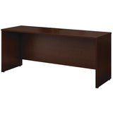 Series C Collection 72W Credenza Shell, 71.13w x 23.38d x 29.88h, Mocha Cherry/Graphite Gray