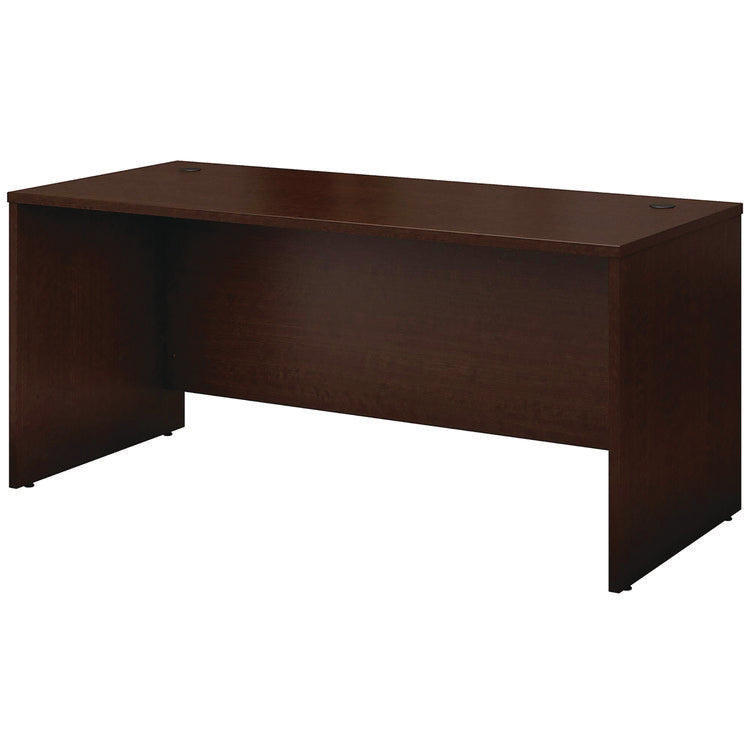 Series C Collection Desk Shell, 66" x 29.38" x 29.88", Hansen Cherry/Graphite Gray