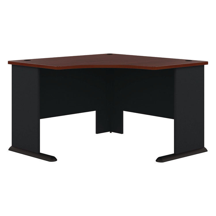 Series A Collection Corner Desk, 47.25" x 47.25" x 29.88", Hansen Cherry