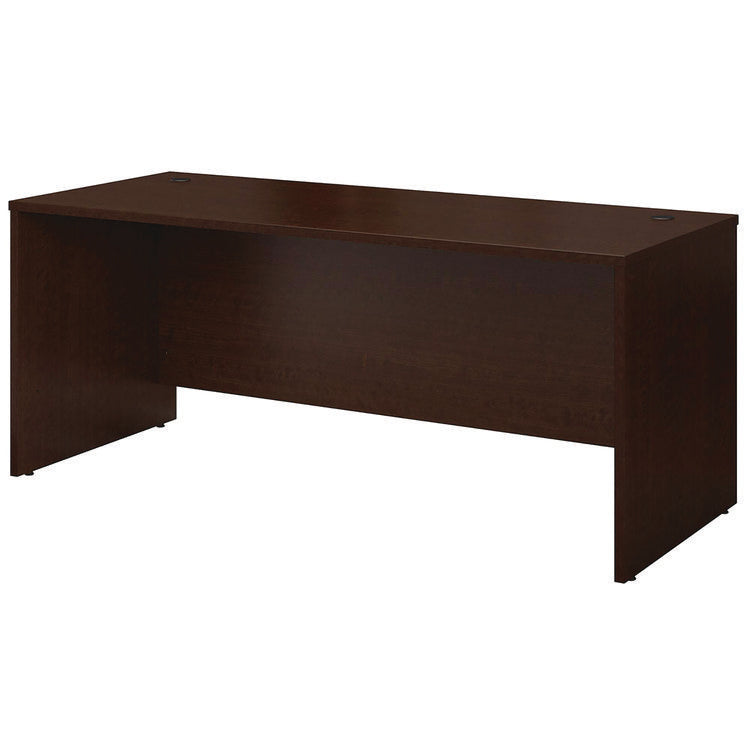 Series C Collection Desk Shell, 71.13" x 29.38" x 29.88", Mocha Cherry