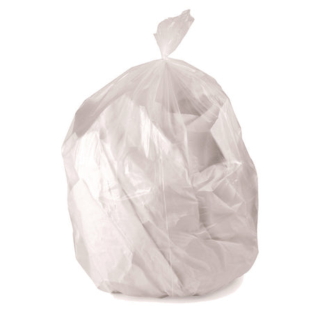 Linear Low Density Can Liners with AccuFit Sizing, 23 gal, 0.9 mil, 28  x 45 , Clear, 50/Box