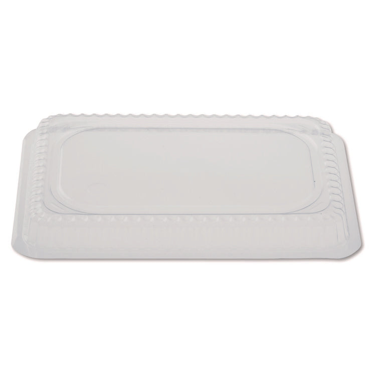 Plastic Dome Lids, Fits Oblong Pans 2061/2062, 8.25 x 5.88, Clear, 500/Carton